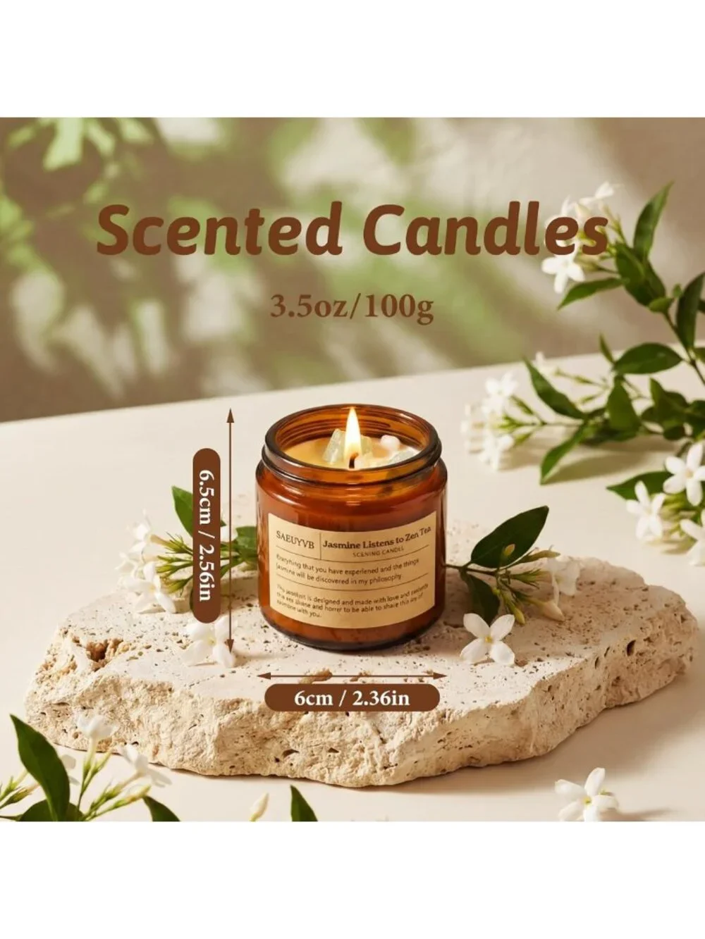 24 Pack Aromatherapy Scented Candles - Long Lasting Soy Wax Gifts for All